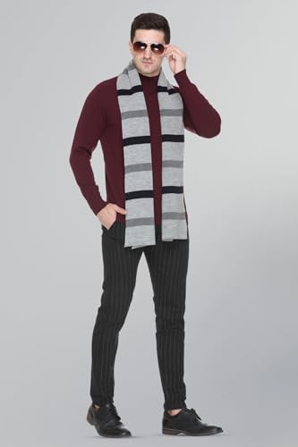 Image of GODFREY Woolen Full Sleeve Sweaters for Men Winter Wear - Turtle Neck Pullover for Men Stylish