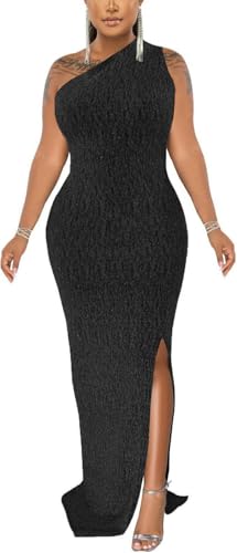 Evening Gowns for Women Formal Long Sleeve Sparkly Party Dresses Elegant Sexy Plus Size Cocktail Dress