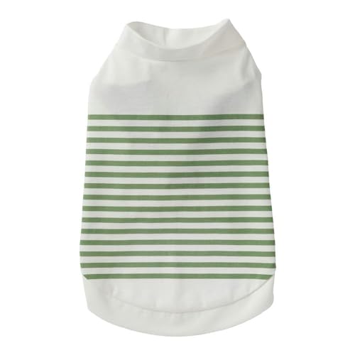 カインズ(CAINZ) 袖付きボーダーカットソーオリーブSD ペット服(犬の服) カインズ(CAINZ) 袖付きボーダーカットソーオリーブSD ペット服(犬の服)