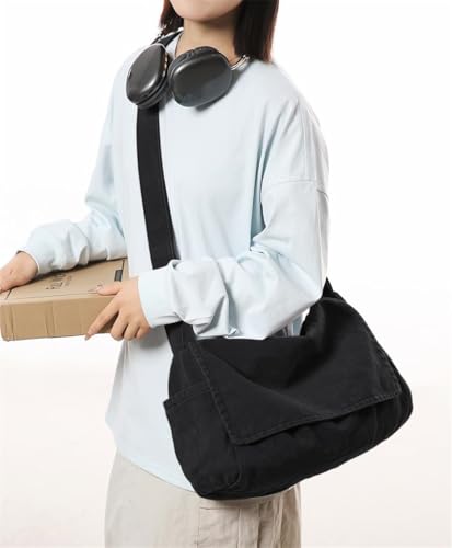 Bolso bandolera cómodo y ligero de lona para organizar tu día 3