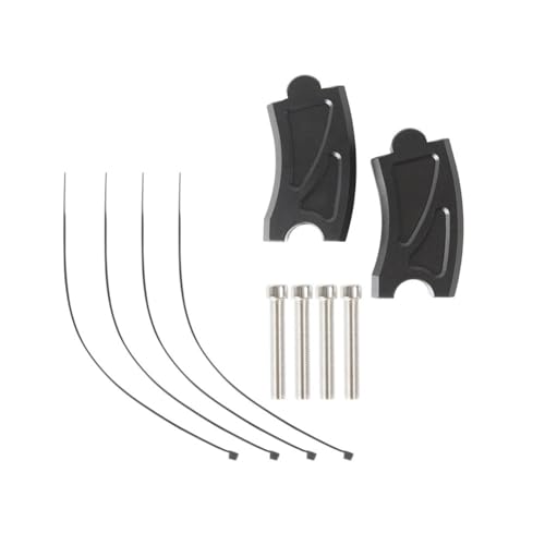 Pontet guidon moto Rebel CM 500 300 finition alu anodisé noir