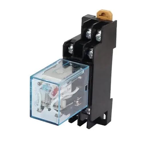 Relé de potencia DPDT MY2NJ de 8 pines con bobina de 24V CA para cuadros eléctricos