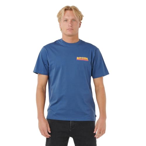 T-shirt Rip Curl Surf Trip XS coton léger imprimé graphique original