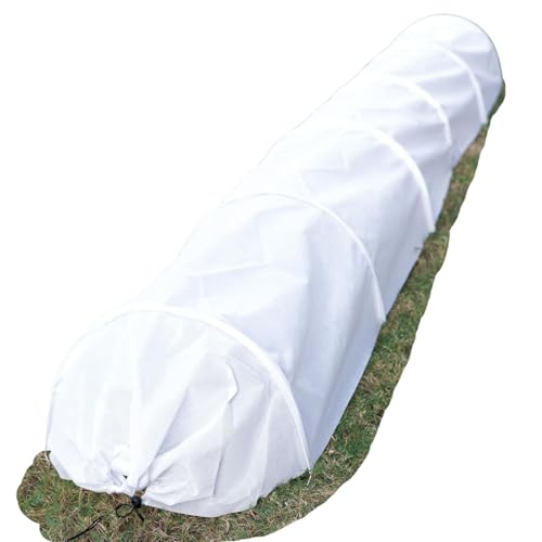 morytrade トンネル栽培セット 支柱付き 園芸45x45x300cm 保温 防霜 虫よけ (不織布仕様)