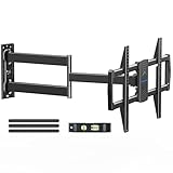 MOUNTUP Corner TV Wall Mount for Most 42-75 Inch TVs with 32” Long Extension, Long Arm TV Mount, Full Motion TVs Mount Swivel Articulating Mounts, MAX VESA 600x400mm, Holds up to 99 lbs MU0076
