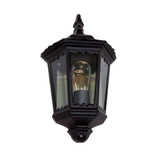 Lindby Wandleuchte außen Lieva (spritzwassergeschützt (Retro, Vintage...