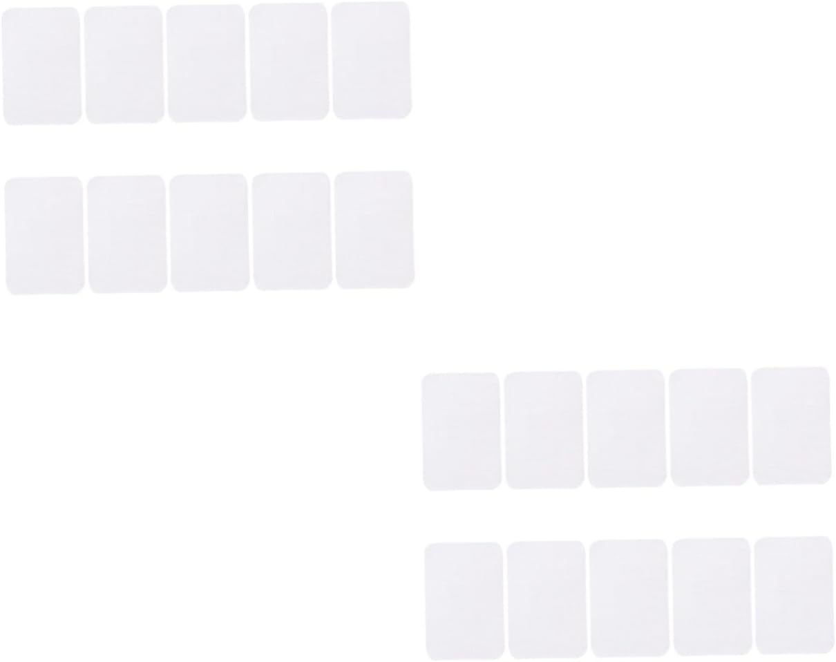 SHINEOFI 40pcs Double-Sided Self-Adhesive Rectangular Sofa Stickers Creative Carpet Markers for Home Use and Practical White Strips for Securing Sofa Bed and Carpets