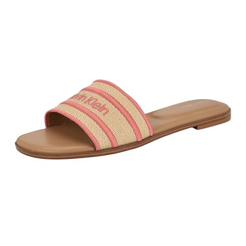 Calvin Klein Womens Kendell Light Natural/Pink 5 Medium