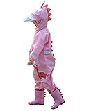 anzug 110 116 Jungen Regenoverall (OHNE Regenstiefel) in getapter Nähte mit Dinosaurier Design für super Regenspaß
