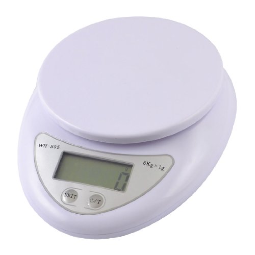 Báscula electrónica digital Ruilogod 5Kg x 1g blanca miniatura 1