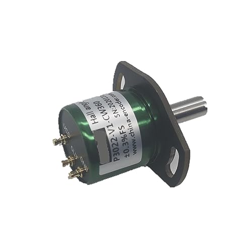 TYBOPHQJ Druckwandler-Encoder P3022 Kontaktloses digitalisiertes Potentiometer Magnetischer Hall-Drehgeber Winkelgeschwindigkeitssensoren 1-5 V SSI IIC ABZ-Ausgang(0-5v Output,0-90 Degrees-3.3V)