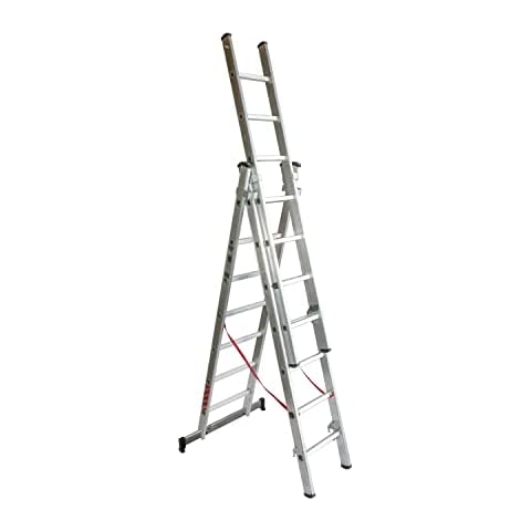 HOMELUX Escalera Aluminio Triple 2+2+2m Cover