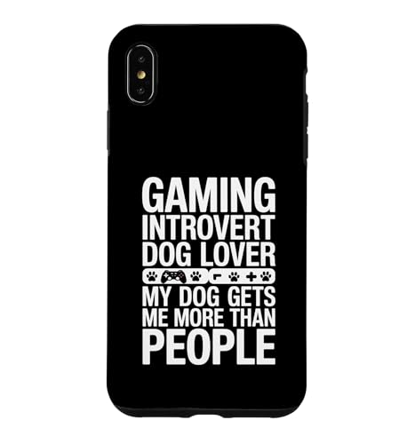 �Q�[�~���O �����I �� ���l My Dog Gets Me More Than People �X�}�z�P�[�X iPhone XS Max �p