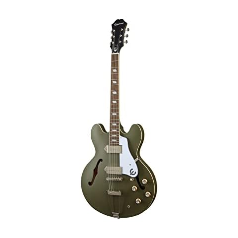 Epiphone Casino Hollowbody Worn, Olive Drab Cover