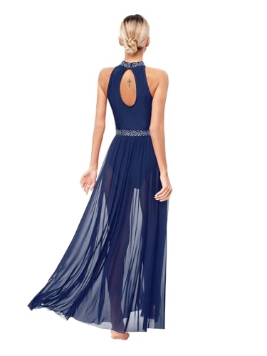 Robe de danse latine fluide avec maintien optimal pour gala