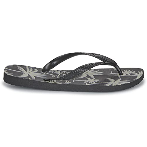 Sandalias Havaianas Aloha Preto/Preto/Branco 35/36