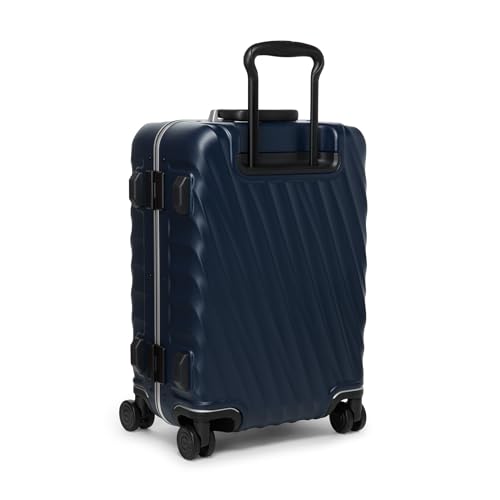 TUMI International 4 Wheel Carry On Suitcase, Navy Texture, Blue, One Size3