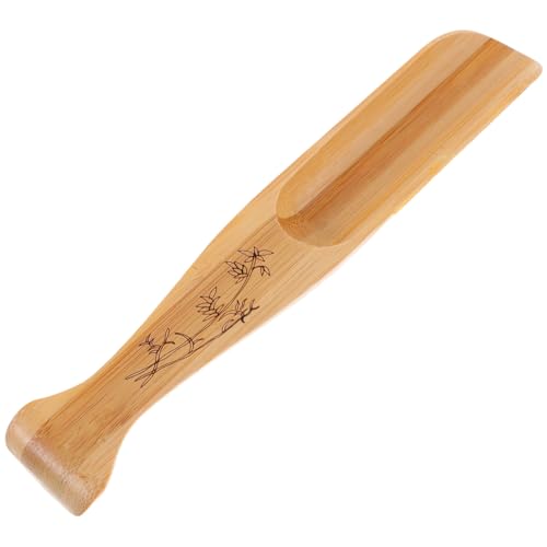 BRIGHTFUFU Bamboo Tea Scoop Tea Spoon Gourmet for Tea Measurement Teaware Accessories