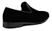 Enzo Romeo Men's Fashion Formal Tuxedo Slip On Loafer Velvet Dress Shoes SKO03 (7.5, Black, Numeric_7_Point_5)