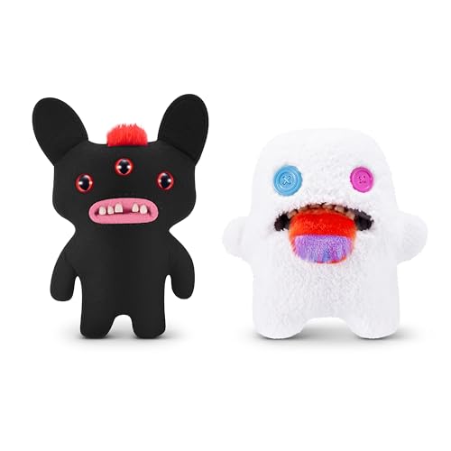 Fuggler 2er-Pack Hairy Fuggs 23 cm von ZURU, Lustiges Hässliches Monster, Plüschtier für Kinder und Erwachsene (Oogah Boogah/Hairy Tongue &… – Ansicht 1