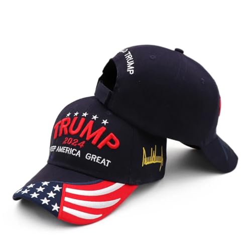 Trump 2024 MAGA Bonés boné de beisebol bordado camuflagem EUA KAG Make Keep America Great Again Snap