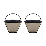 Crucial Coffee Replacement Filter Compatible Cuisinart # 4 Cone Coffee Part # GTF-4, Fits Cuisinart 4-Cup DCC-450 Coffee Maker Systems Model ? Bulk (2 Pack)