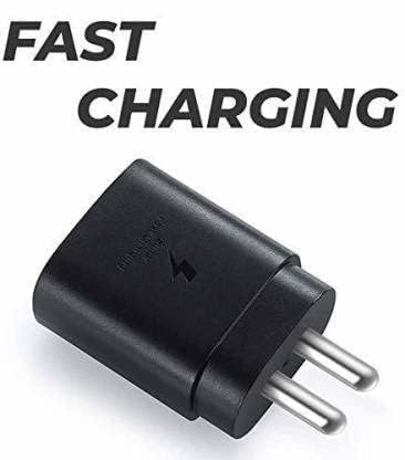 Image of Adaptor Compatible for Samsung 45W Type-C Travel Charger with Cable, Black