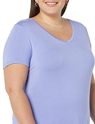 Image of Amazon Essentials Women's Short-Sleeve Scoopneck Swing Dress