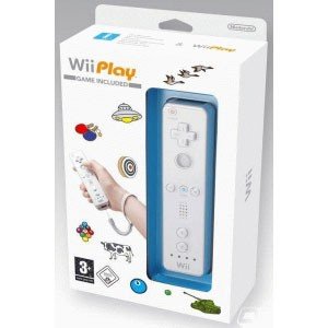 Nintendo Wii Remote White + Wii Play Gamepad