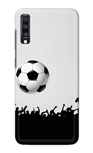 Image of Printed Hard Back Cover Case for Samsung Galaxy A70 | Samsung Galaxy A70s Back Cover (Football Icon) -702