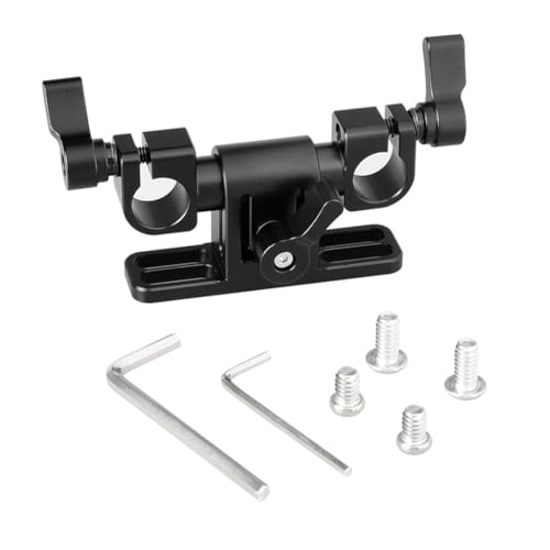 Pince à double tige 15 mm pour stabiliser vos tournages vidéo et projets cinéma