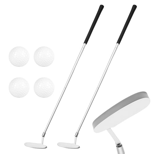 2 Set Golf Putter Detachable Right Handed Golf Putter with 4 Golf Balls for Women Men Adult Teenager Indoor Outdoor Activity by Spaluck - Used condition - US$21.15
