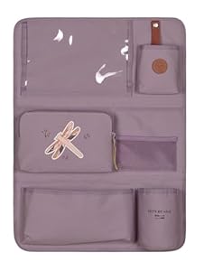 LÄSSIG Autoorganizer Autorücksitzorganizer Rücksitztasche für Auto zum Hängen zusammenklappbar/Car Wrap-to-Go Adventure Dragonfly