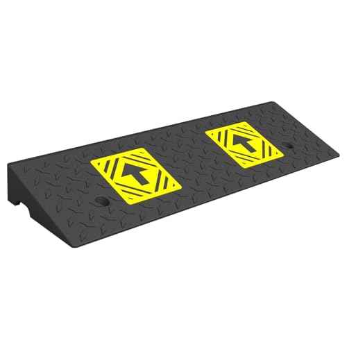 Rampa de Umbral Plástico y Goma para Moto y Auto 10cm