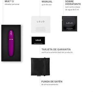 LELO MIA 3 Masajeador Personal Femenino, Vibrador Pequeño con 8 Modos de Placer y un Diseño Reducido y Actualizado (Deep Rose)