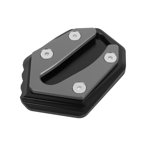 Éviter la chute de moto sur sol meuble avec cette plaque d'extension béquille W800