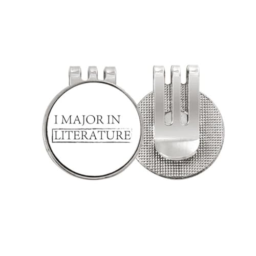 Marqueur de balle de golf citation I Major In Literature pour le green
