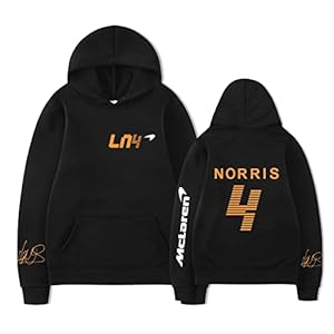 TYI Unisex Lando-Norris Hoodie Sweatshirt Harajuku Cartoon Hip Hop Fashion Clothing F1 Racing Fans Men/Women Hoodie