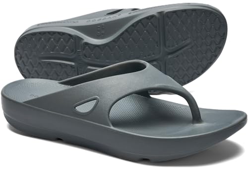 DOGDAN Women's Flip Flops Thong Cushion Sandals Toepost Slippers (grey, Adult, Women, 5, Numeric, US Footwear Size System, Medium)