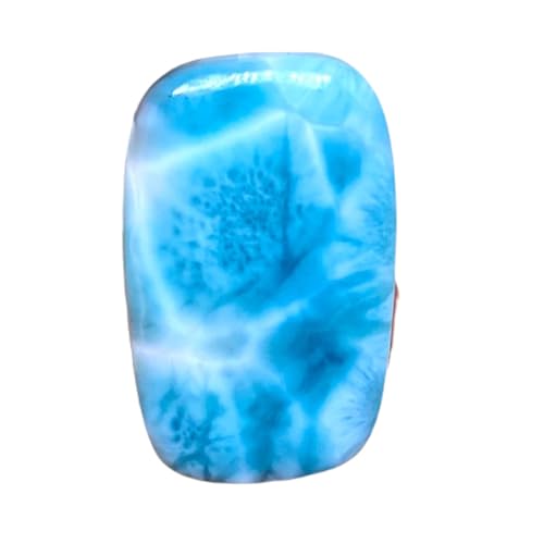 Larimar naturel calibré pour réussir vos sertissages de bijoux sans fissure
