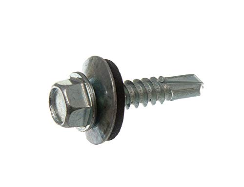Vis auto-perceuses hexagonales 5,5x45 mm pour fixer sans percer vos tôles de toit