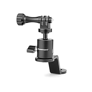 Aluminium Motorfiets Achteruitkijkspiegel Mount 360 ° Roation Metalen Houder Beugel Klem Compatibel voor Max Hero 11/10…