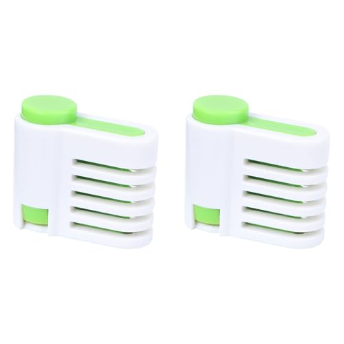 OFFSCH 2x Cake Slicer Bread Toast Cutter Baking Gadgets Abs Plastic Food-grade Ideal for Sandwiches Loaf Bagel