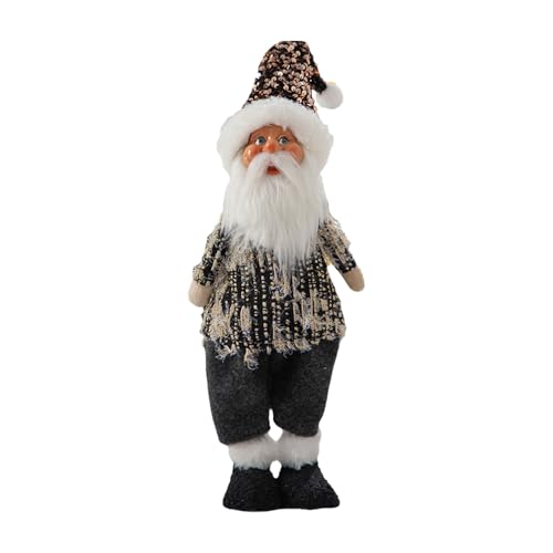GKYQVE Festival Weihnachtsmann/Schneemann/Hirsch Figur Stehpuppen Ornament Party Dekoration...
