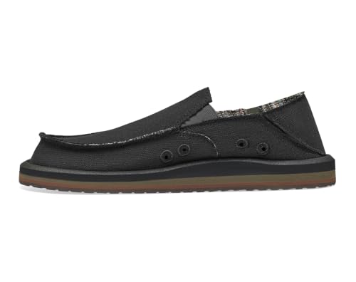 Image of Men's Casual Black Loafers & Slide-Ons by Sanuk