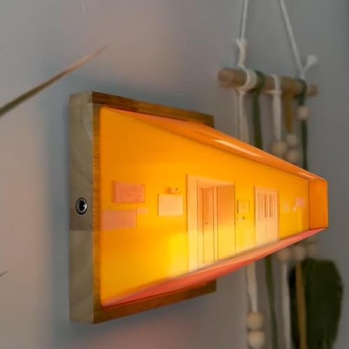 Iluminación ambiental decorativa y lámpara de pared luz nocturna regulable para dormitorio 2