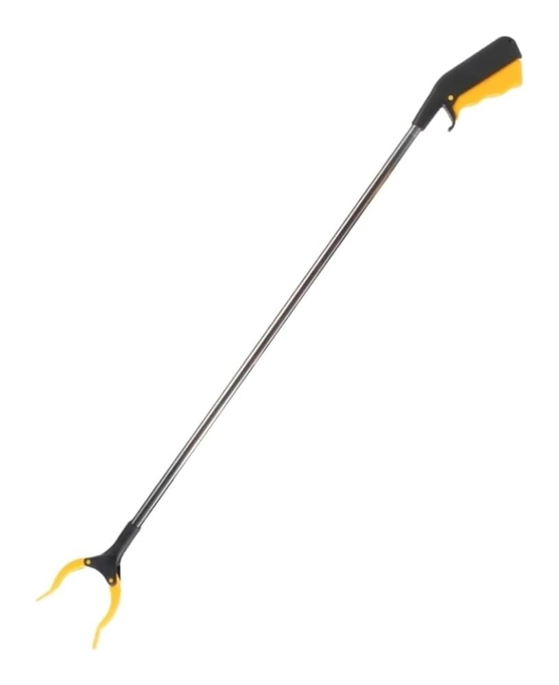 Pinza telescopica, Pinza raccogli Oggetti, Strumento di Presa Multifunzionale, Asta di Raccolta Leggera, for Raggiungere Gli Oggetti sottostanti(Black+Yellow)