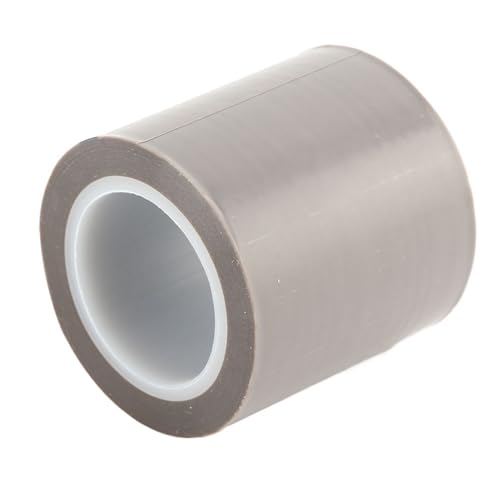 Fictory PTFE Tape Fictory Fiberglas PTFE Film Klebeband, ing Tape für Elektronik, Grau, 0,08 mm x 50 mm x 10 m