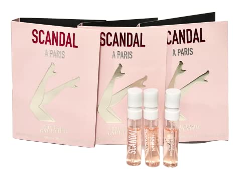 Jean Paul Gaultier A Paris Scandal Women Sample Edt 0.05 Fl. Oz. / 1.5 Ml Vial Spray Mini Perfume Vial Eau De Toilette (Set Of 3) #TOP17
