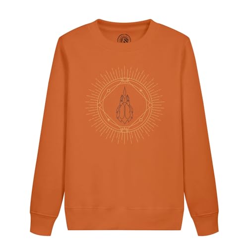 Sweatshirt enfant coq zodiaque dessin horoscope animal en textile respirant